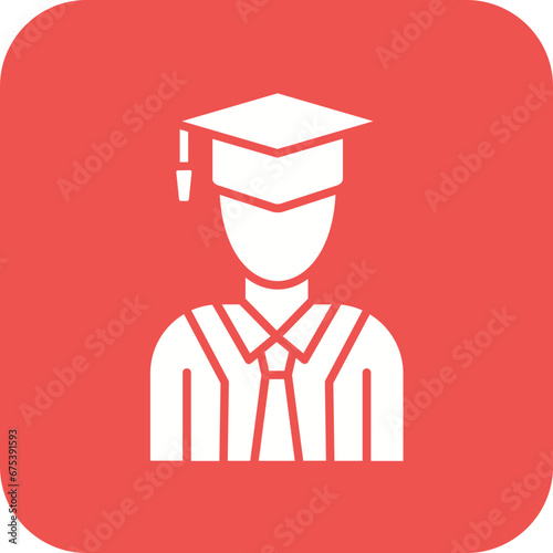 Student Male Line Icon