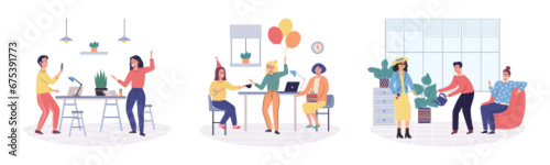 Break room vector illustration. Rest in calm and peaceful room to rejuvenate your mind and body Enjoy break in comfortable and restful setting Take moment quiet and enjoy peacefulness break room
