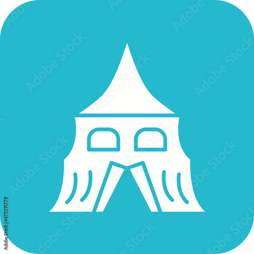 Camping Line Icon
