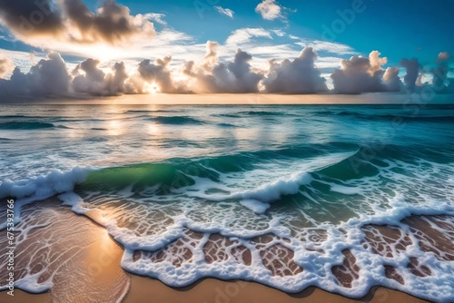 beach and sea © Muhammad