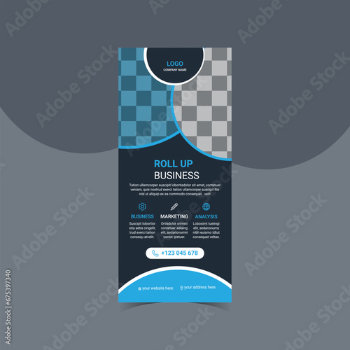 Business Rollup Banner Design Template for your Business