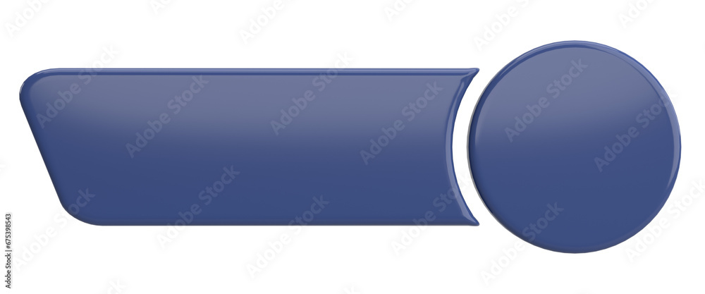 3D button. Empty button. 3D illustration. 3D button. Empty button. 3D illustration.