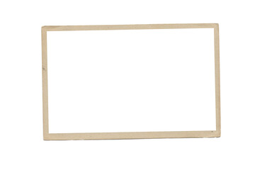 old photo frame texture png isolated picture postcard border