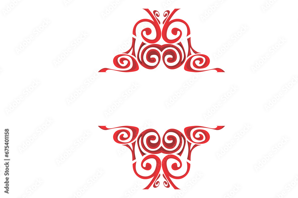 Swirl Ornament Border With Transparent Background Swirl Ornament Border With Transparent Background