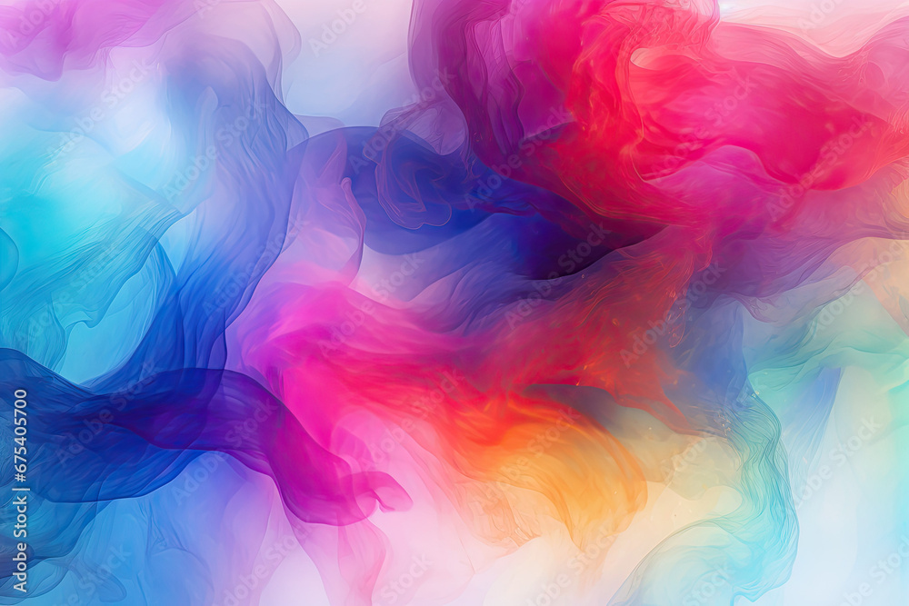 Simple rainbow mist illustration. Simple rainbow mist illustration.