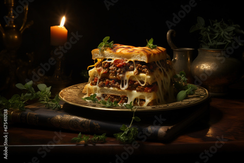 Obraz na płótnie Pasta w salonie