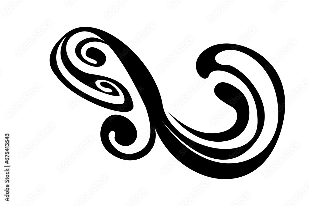 Wave Ornament Border With Transparent Background Wave Ornament Border With Transparent Background