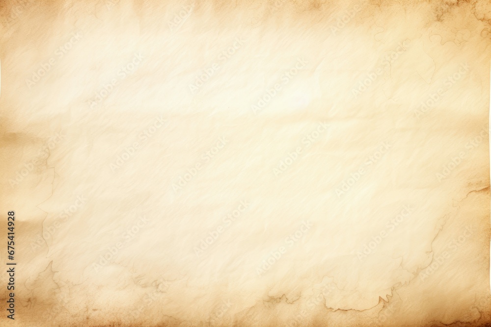 Obraz premium Antique parchment background, old paper, Generative AI