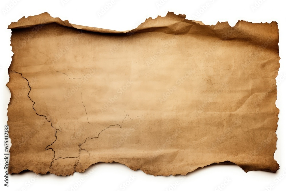 Antique parchment background, old paper, Generative AI