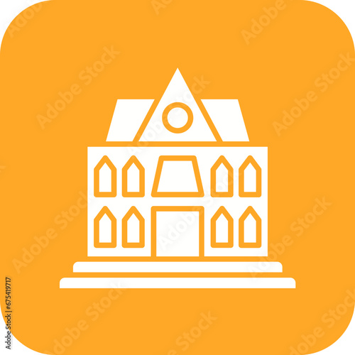 Private Guest House Line Icon