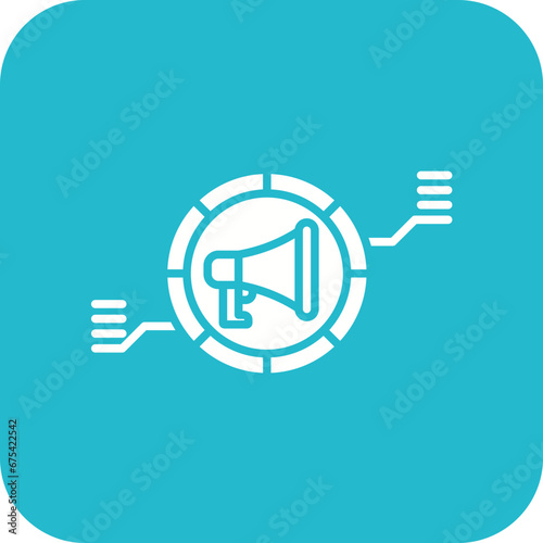 Data Segmentation Line Icon