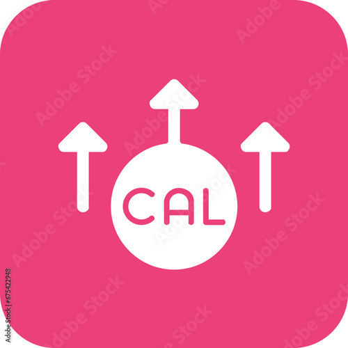 Calorie Intake Line Icon