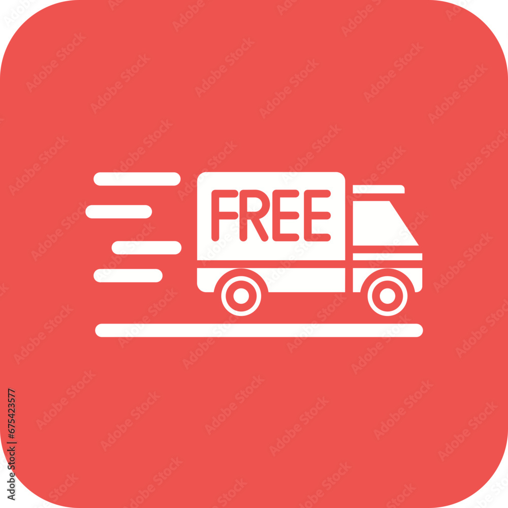 Free Delivery Line Icon Free Delivery Line Icon