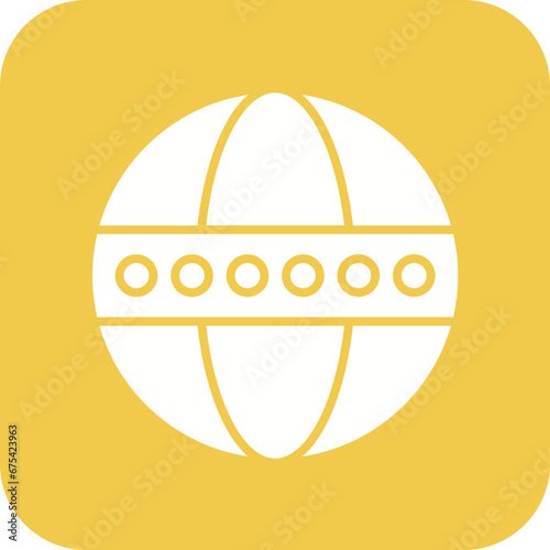 Circus Ball Line Icon