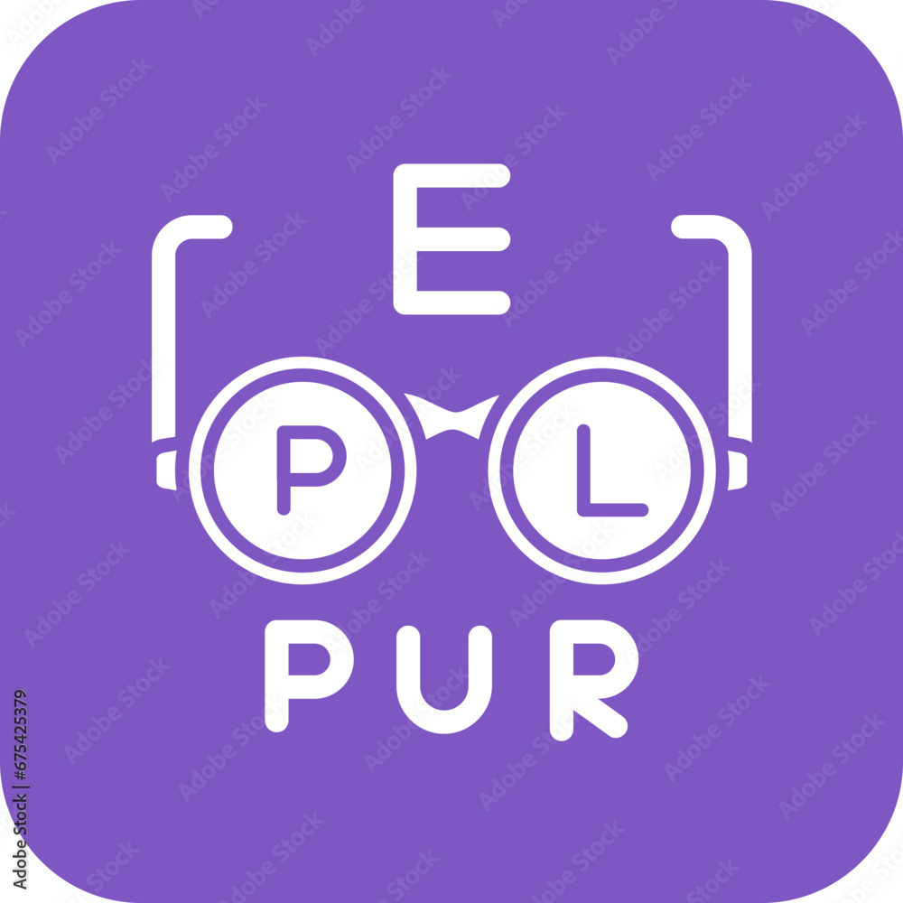 Medical Optometry Line Icon Medical Optometry Line Icon