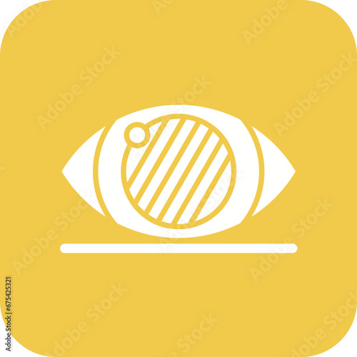 Glaucoma Line Icon