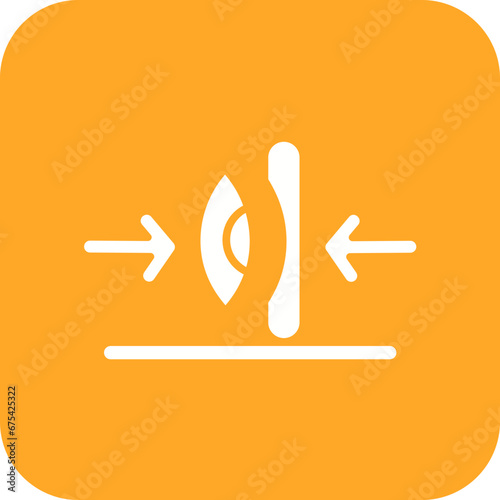 High Index Lenses Line Icon