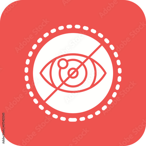 Legal Blindness Line Icon