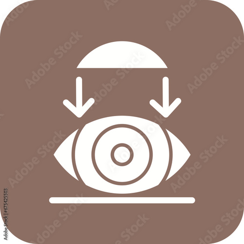 Rigid Contact Lenses Line Icon