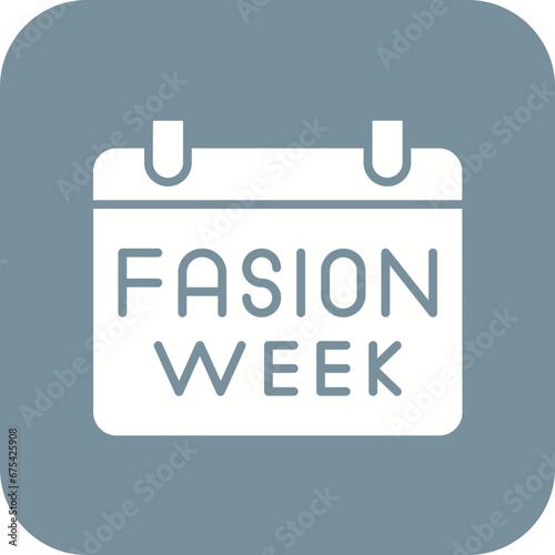 Fashion Week Line Icon