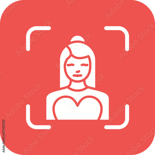 Headshot Line Icon