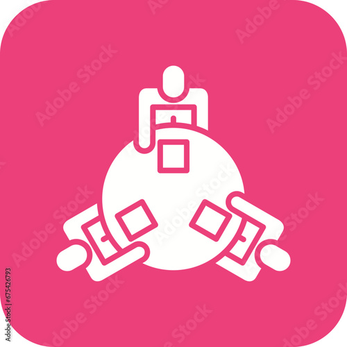 Meeting Line Icon