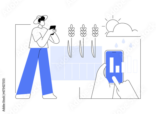 Weather conditions isolated cartoon vector illustrations.