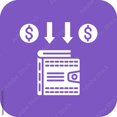 Account Receivable Line Icon