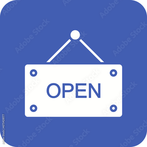 Open Tag Line Color Icon
