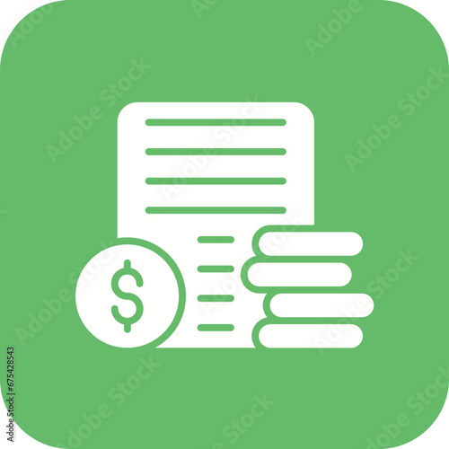 Salary and Compensation Line Icon