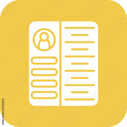 Resume Line Icon