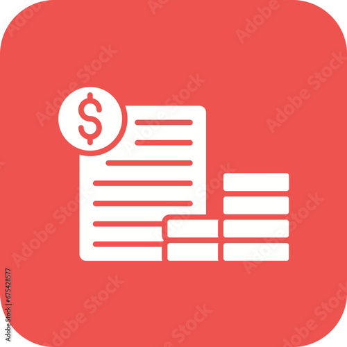 Accounts Receivable Line Icon