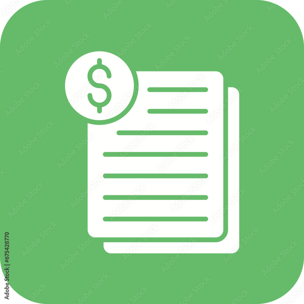Income Statement Line Icon