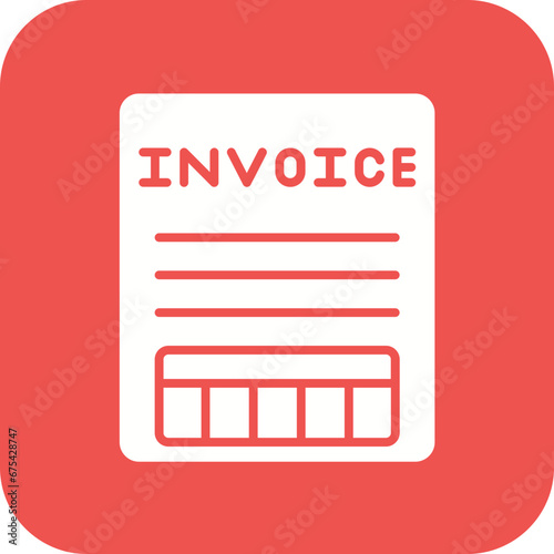Invoice Factoring Line Icon