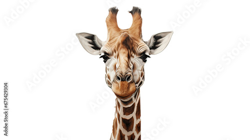 Stately giraffe neck Ai Generative