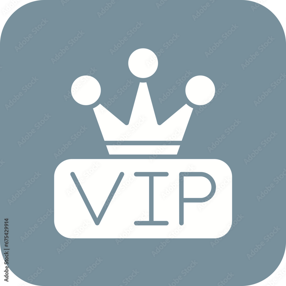 Vip Line Icon Vip Line Icon