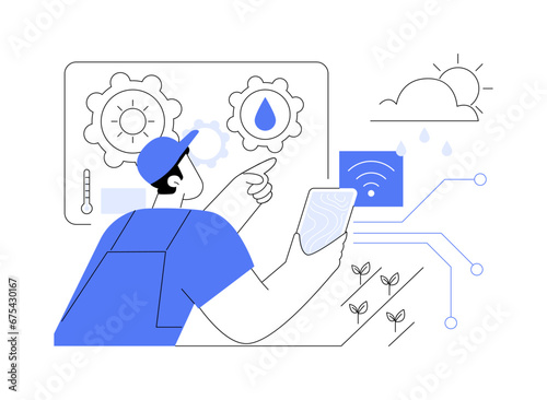 Climate Monitoring isolated cartoon vector illustrations.