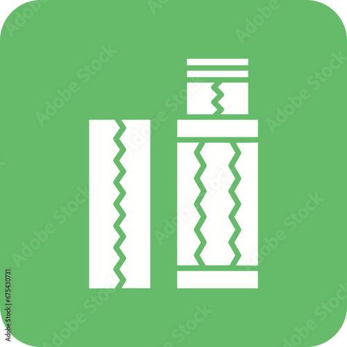 Chewing Gum Line Color Icon