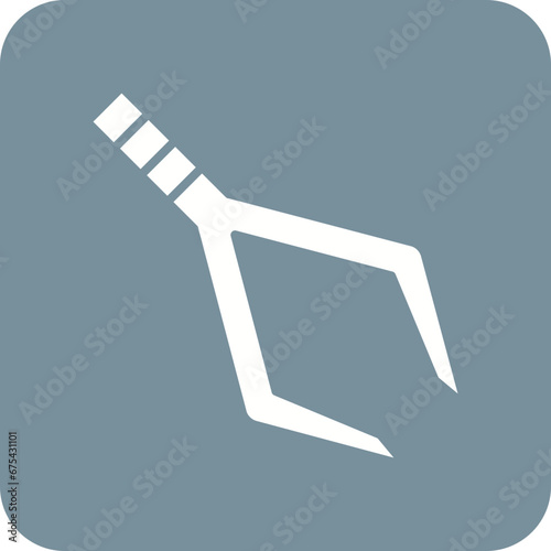 Tweezers Line Color Icon