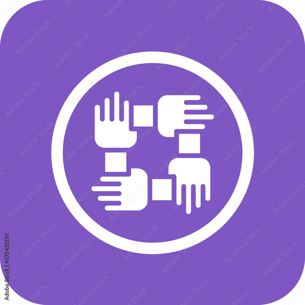 Fototapeta premium Community Line Icon