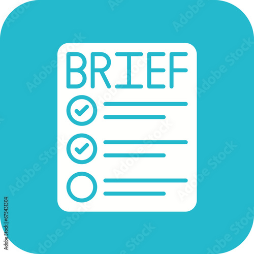 Brief Line Icon