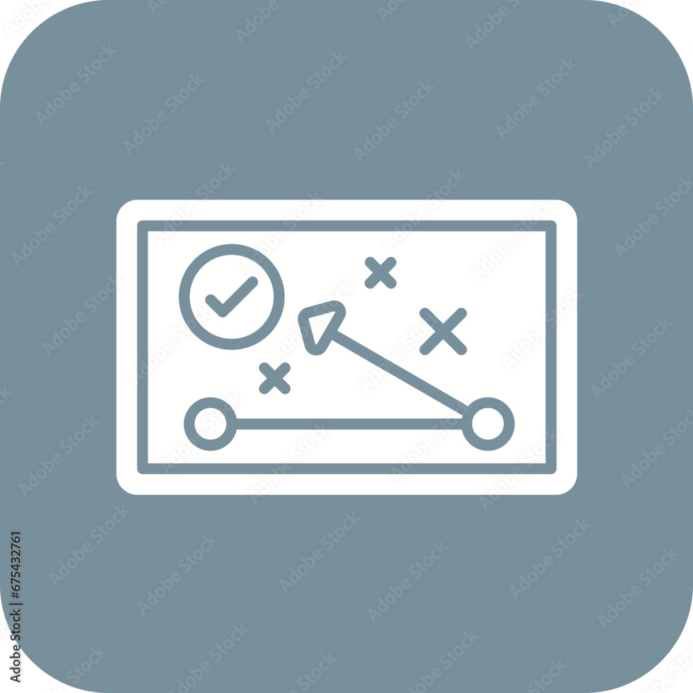 Strategy Line Icon Strategy Line Icon