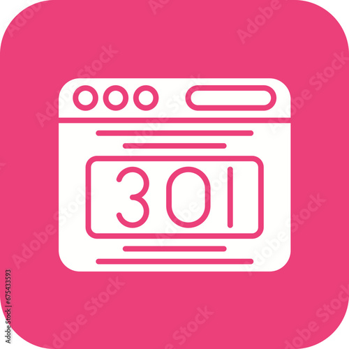 301 Redirect Line Icon