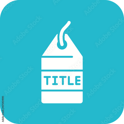 Title Tag Line Icon