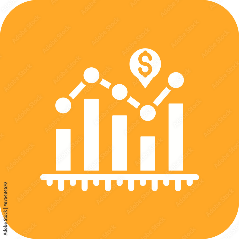 Market Analytics Line Icon Market Analytics Line Icon