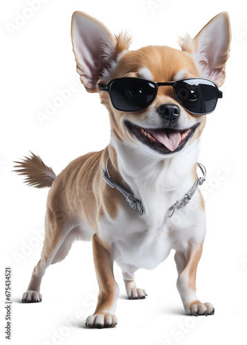 Chihuahua wearing sunglasses © X-Beautiful-Graphics