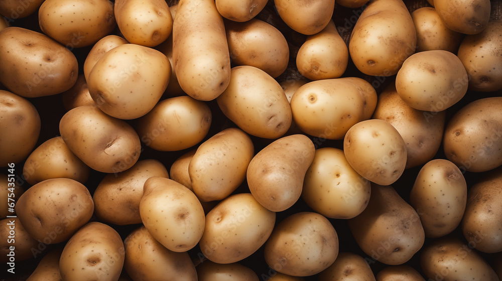 close up of a pile of potatoes fresh vegetable background photography close up of a pile of potatoes fresh vegetable background photography