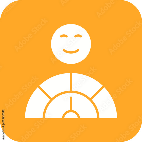 Satisfied Line Icon