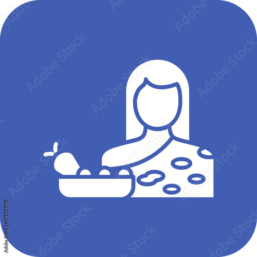 Gatherer Female Line Icon