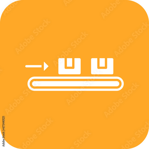 Conveyor Belt Line Icon